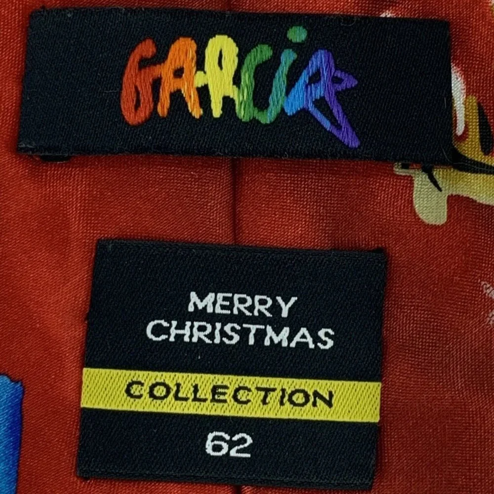 Jerry‎ Garcia Neck Tie Collection 62 Merry Christmas Red Reindeer Gifts